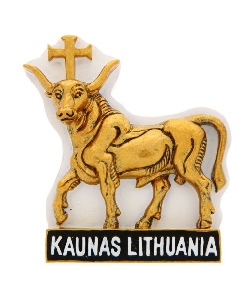 Magnetas Kaunas aukso spalvos Tauras